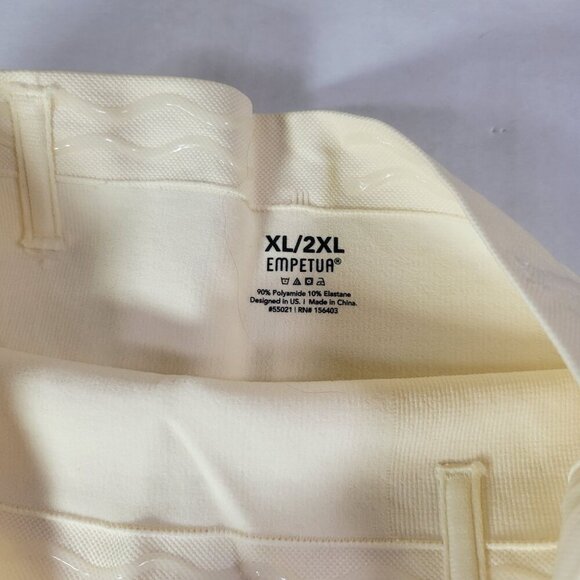 Empetua Beige High Waisted Shaper Shorts #55021 Size XL/2XL - Picture 2 of 3